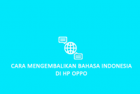 cara mengembalikan bahasa indonesia di hp oppo