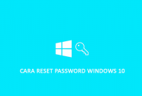 cara mengganti password windows 10