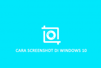cara screenshot di windows 10